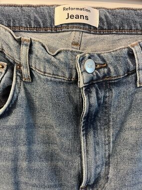 Reformation Liza High Rise Straight Jeans